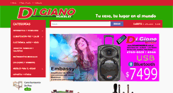 Desktop Screenshot of digianomuebles.com.ar